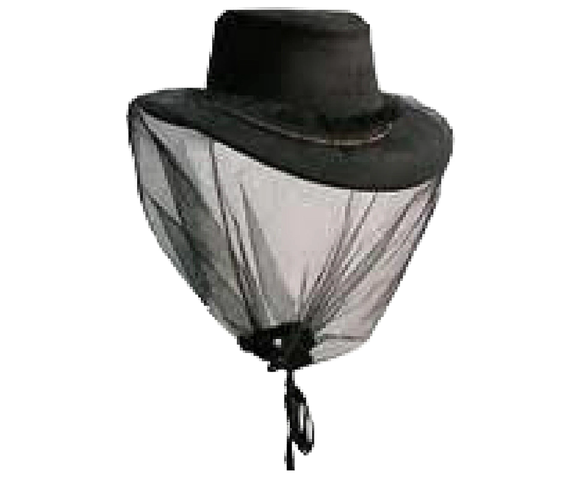 Deluxe MOSQUITO HAT NET Head Protector Bee Bug Mesh Mozzie Insect Fishing Fly - White