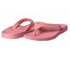 ARCHLINE Orthotic Thongs Arch Support Shoes Flip Flops - Pastel Pink
