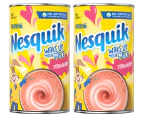 2 x Nestlé Nesquik Strawberry Powder 250g