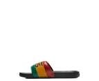 Vans La Costa Slide On Slides Flip Flops Bob Marley Reggae - Rasta Black