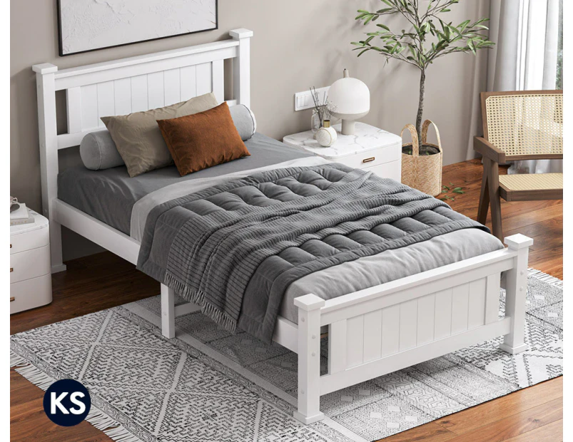 ALFORDSON Bed Frame Wooden Timber Mattress Base Platform Arne King Single Size