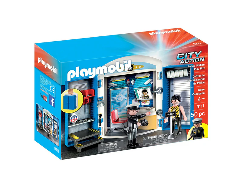 Playmobil City Action Police Station Play Box (70306)