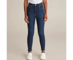 Dannii Minogue Petites High Waist Skinny Denim Jeans - Blue