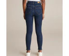 Dannii Minogue Petites High Waist Skinny Denim Jeans - Blue