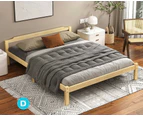 ALFORDSON Bed Frame Wooden Mattress Base Beatrix [Double Size]