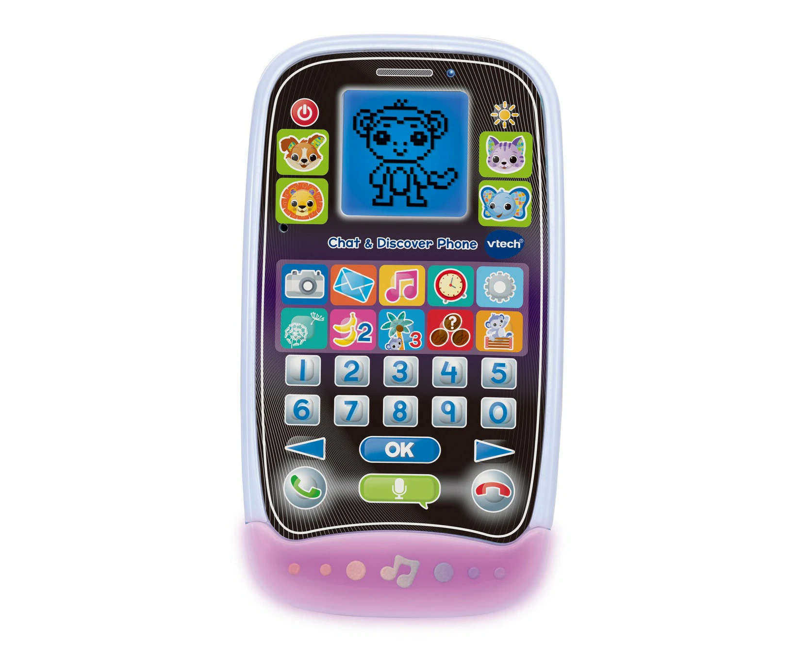 VTech Chat & Discover Phone Educational Kids Toy Interactive Play 2-5 Years