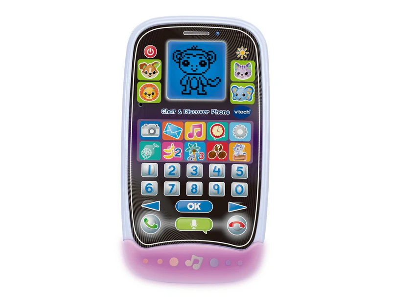 VTech Chat & Discover Phone Educational Kids Toy Interactive Play 2-5 Years