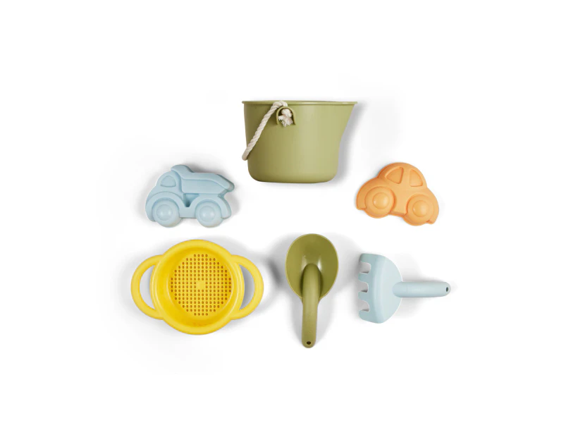 Viking Toys - Eco Bucket Set with Sieve and Vehicle Sand Moulds