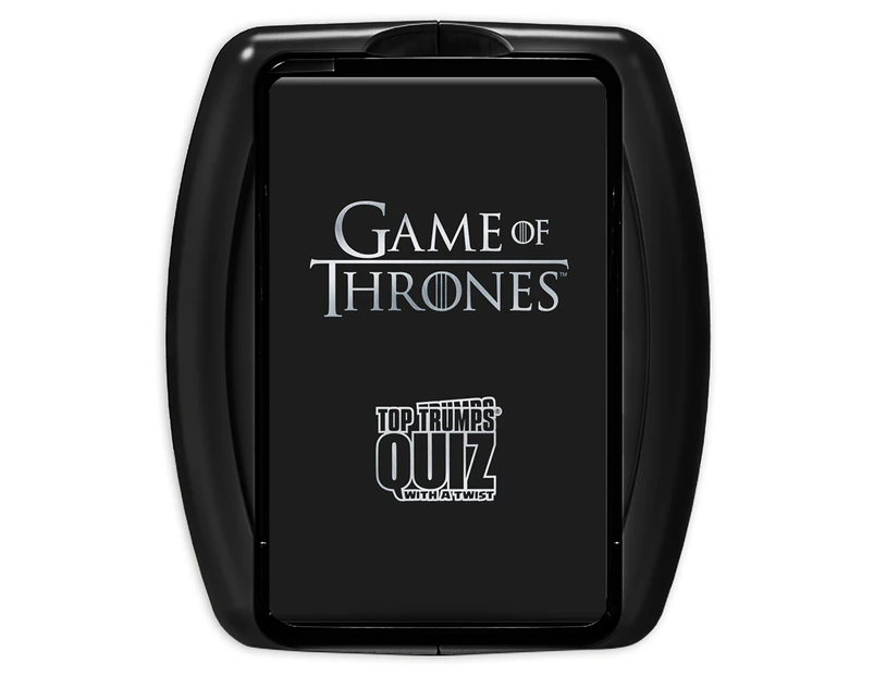 Top Trumps Quiz: Game of Thrones Card Game