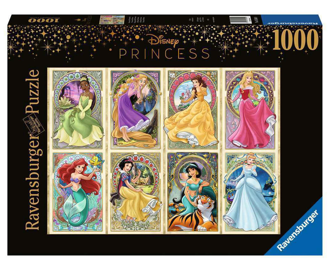 Ravensburger Disney Art Nouveau Princesses 1000-Piece Jigsaw Puzzle