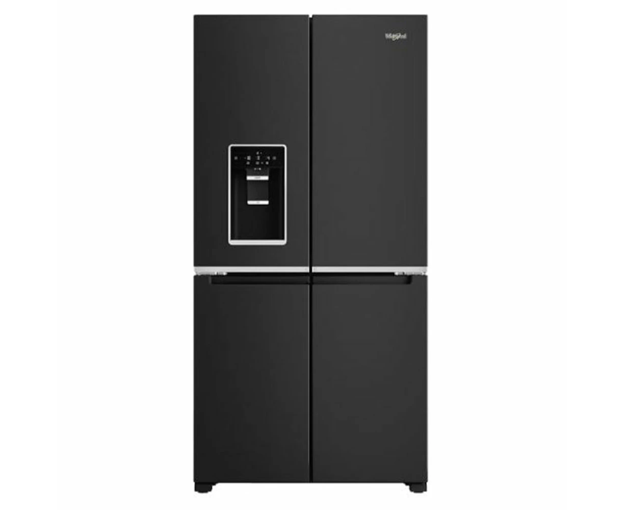 Whirlpool 592L French Door Fridge/Freezer With Ice & Water Dispenser in Dark S/Steel (WQ70902TBX)