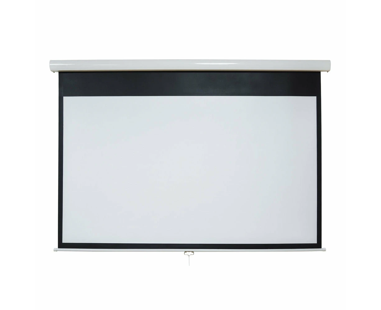 One Products 100" Auto-Lock Manual Projector Screen (OPMAN100)