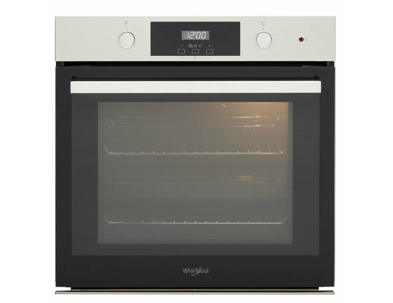 Whirlpool 60cm 73L 8-Function Smart Clean Built-In Oven (AKP9785IXAUS)