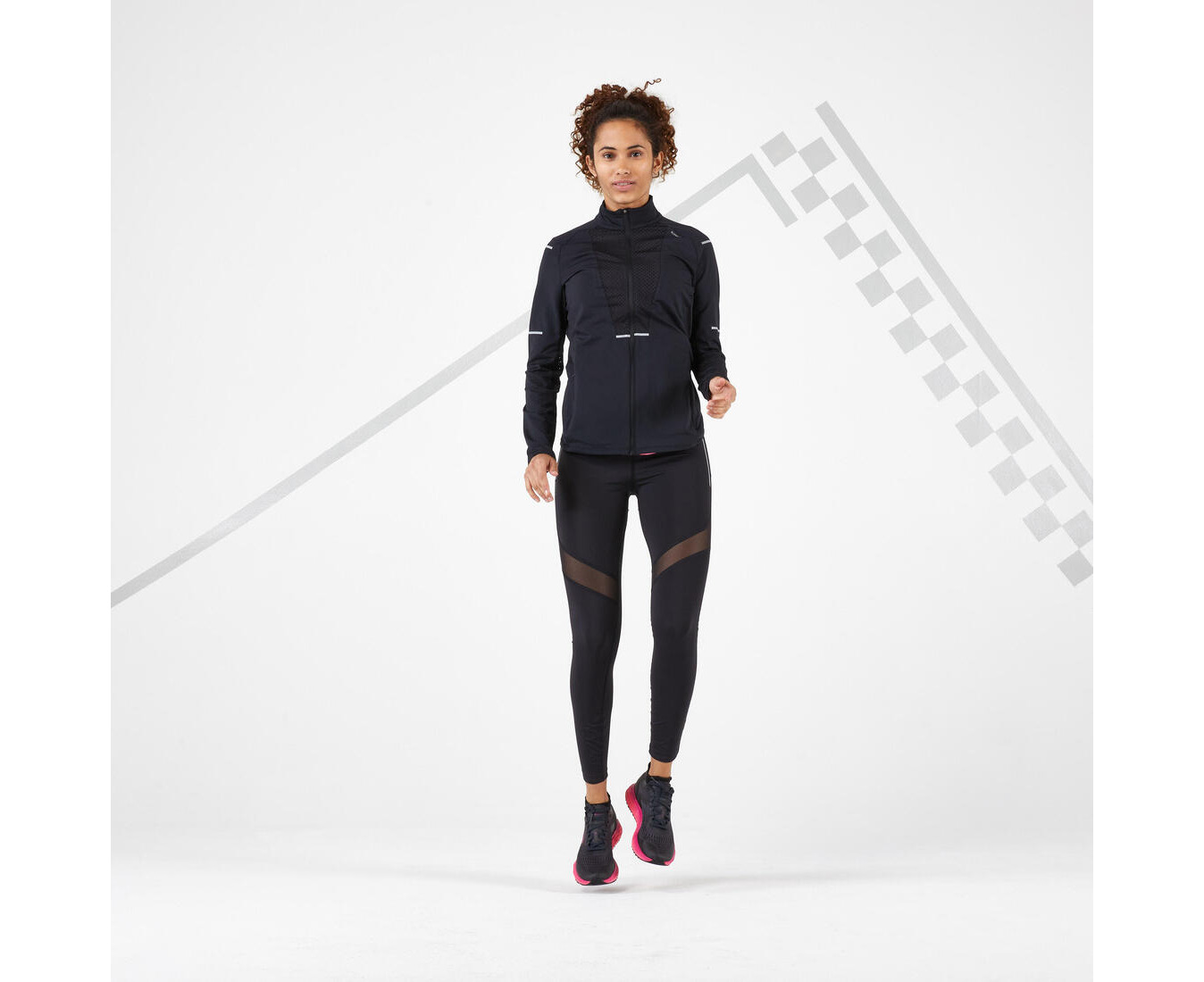 DECATHLON KIPRUN Women's Running Trousers Fitted - Kiprun Light