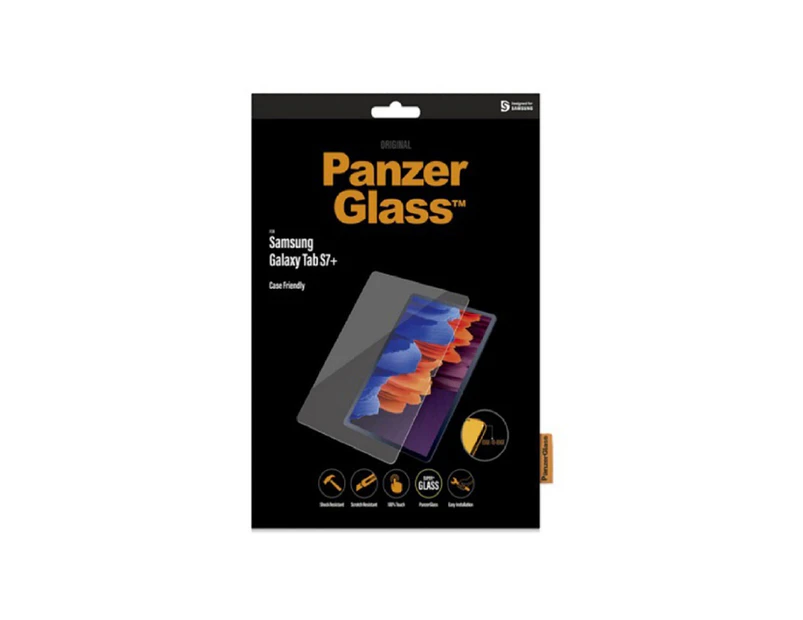 PanzerGlass Screen Glass Cover Protector For Samsung Galaxy Tab S7/S8 Plus Clear
