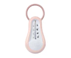 Beaba, Bath thermometer - Perfect for Baby bath, Floating bath thermometer, Hanging ring to suspend thermometer, Highly Accurate, Old Pink - Catch