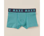 3 Pack Maxx Print Fitted Trunks - Multi