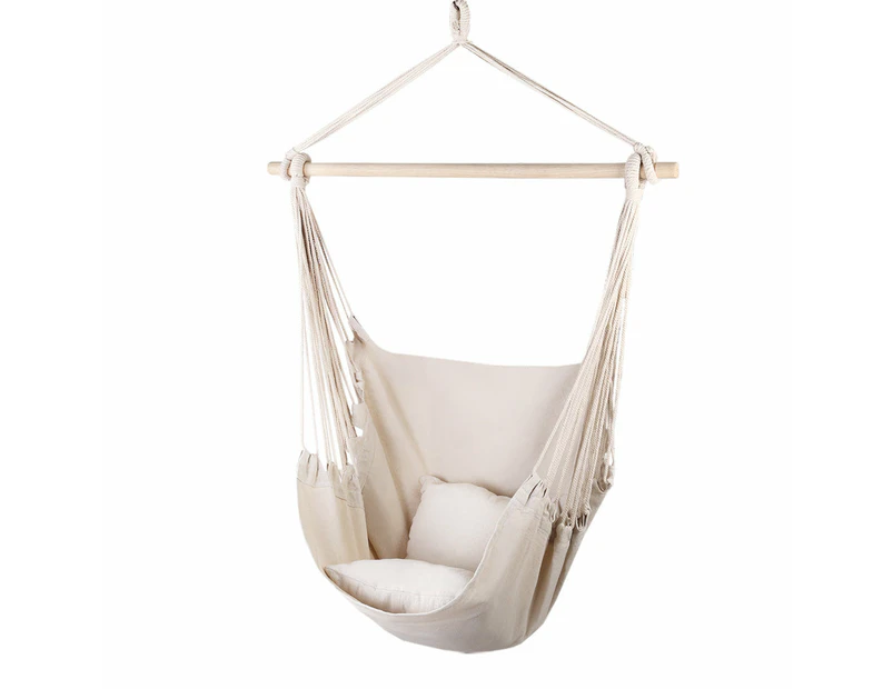 Gardeon Hammock Swing Chair - Cream