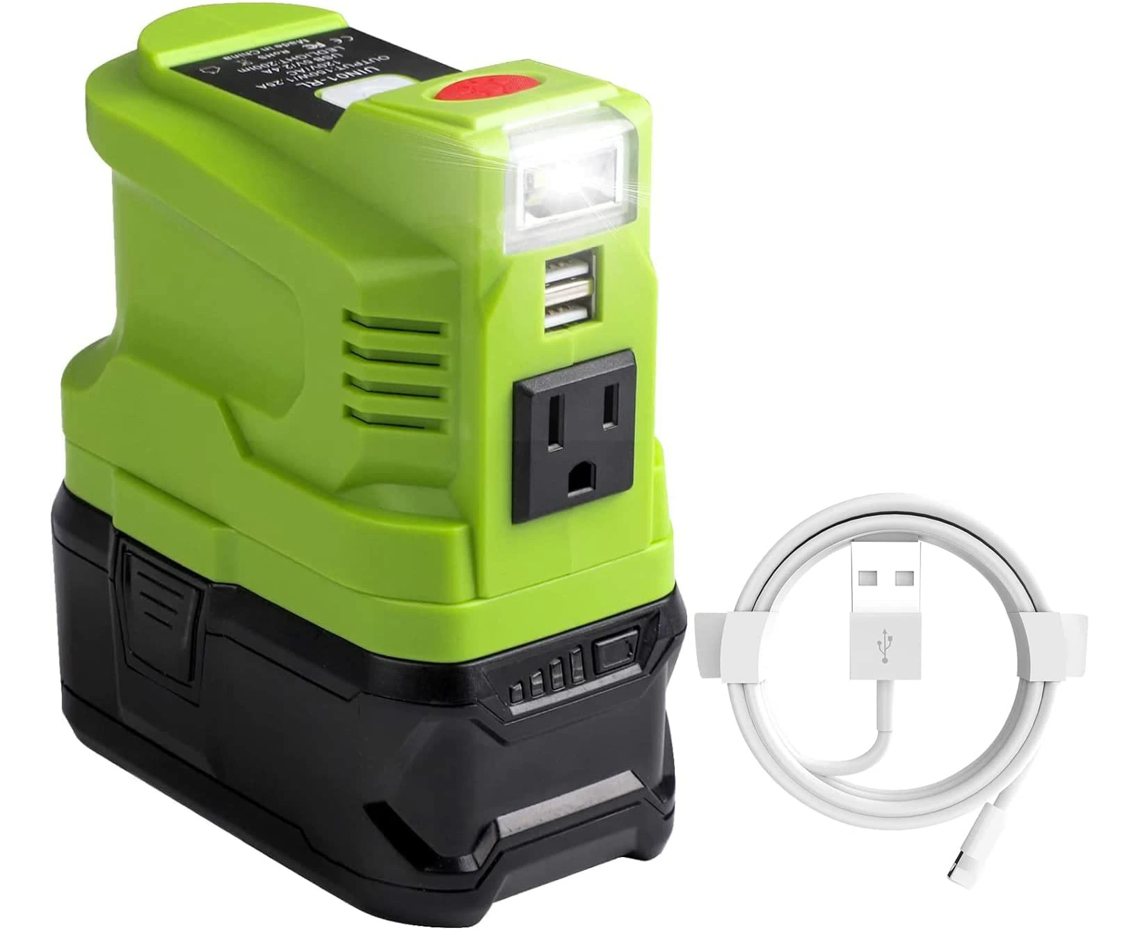 150W Powered Inverter Generator for Ryobi 18V Lithium Battery ryobi Battery Inverter Power Station