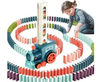 Automatic Domino Train Toy 2023 New Kids Electric Domino Train Set, Creative Domino Train Toy for Children, Automatic Laying Domino Brick Educational Toy