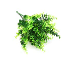 Minbaeg 1Pc Plastic Fake Artificial Green Grass Bonsai Craft Garden Home Office Decor-Green B
