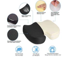 Orthopaedic Memory Foam Seat Coccyx Cushion Support Back Pain Chair Pillow Car Black