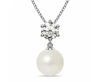 Margaux Necklace Embellished with  Swarovski crystals Pearls and Swarovski crystals
