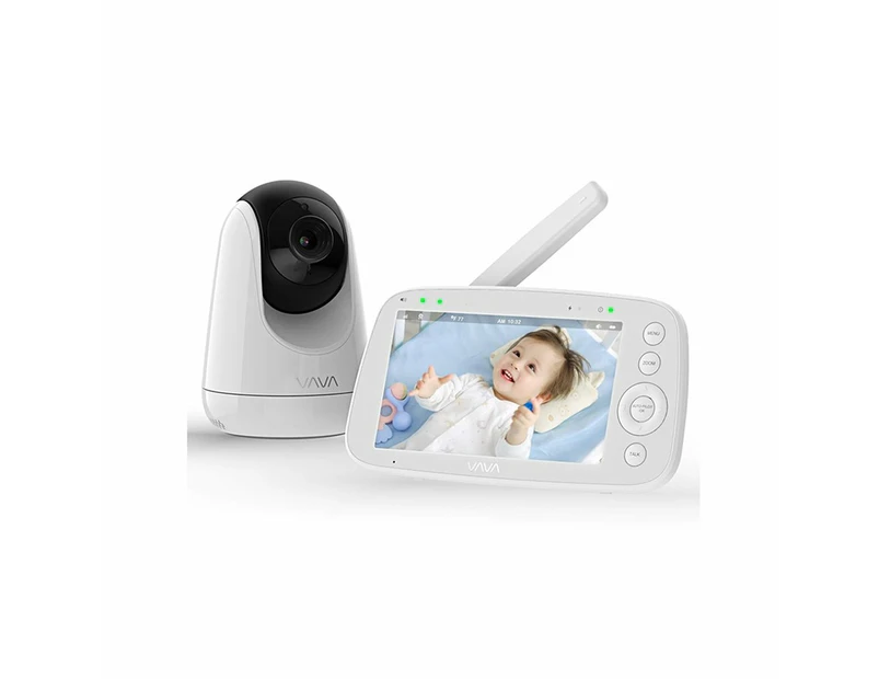 VAVA Baby Monitor 5" HD Display Video with Camera Audio IPS Screen Night Vision