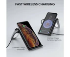 AUKEY 10W Wireless Charging Stand Qi Certified Fast Charger Samsung iPhone