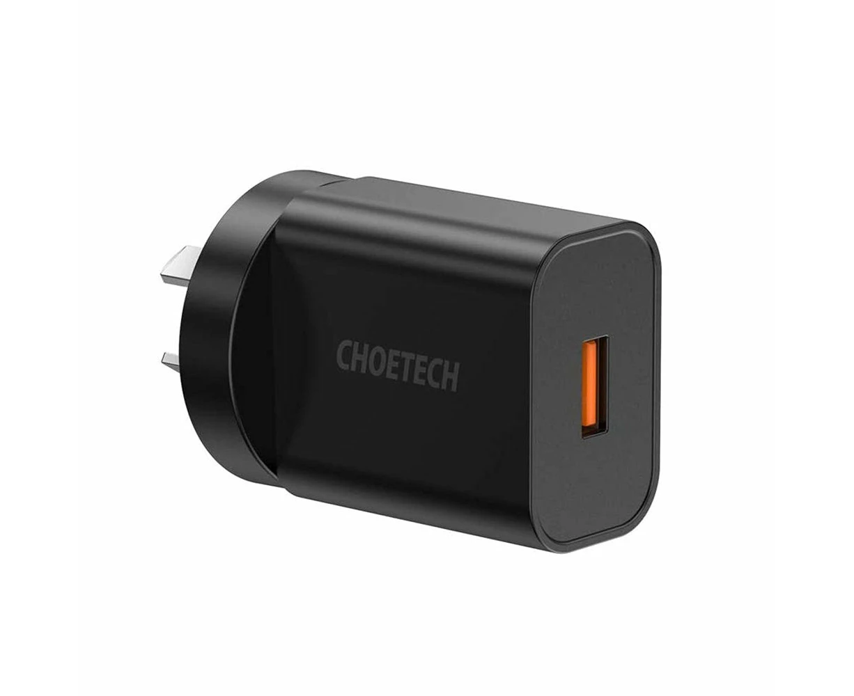 CHOETECH 18W USB Wall Charger Quick Charge QC 3.0 Power Adapter Fast Charging AU