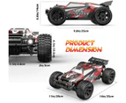 DEERC 9206E RC Car High Speed Remote Control Car 1:10 Scale 4WD Monster Truck