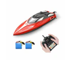 DEERC H120 RC Boat Remote Control Boats for Pools and Lakes 20+mph 2.4GHz Racing