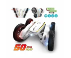 DEERC RC Stunt Cars Remote Control Car Toys for Kids 4WD Rotating 360 Vehicles