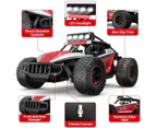 DEERC DE43 RC Car Remote Control 1:14 Scale 2.4Ghz 2WD Monster Truck 2 Batteries