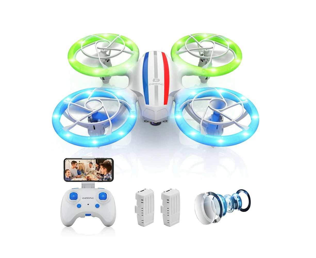 DEERC D23 Mini Drone RC Portable Quadcopter Toy for Kids Beginners