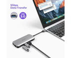 VAVA USB C Hub 9-in-1 Adapter with PD Power Delivery 4K HDMI Gigabit Ethernet