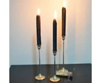 Modern Candle Holder Metal Candlesticks for Candle Holders Table Room Home Decor Gold Black Bougeoir House Wedding Decoration—gold F