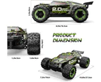 DEERC 302E RC Car High Speed Remote Control Car 1:18 Scale 4WD Monster Truck