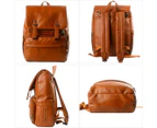 Babysteps Leather Nappy Bag Backpack