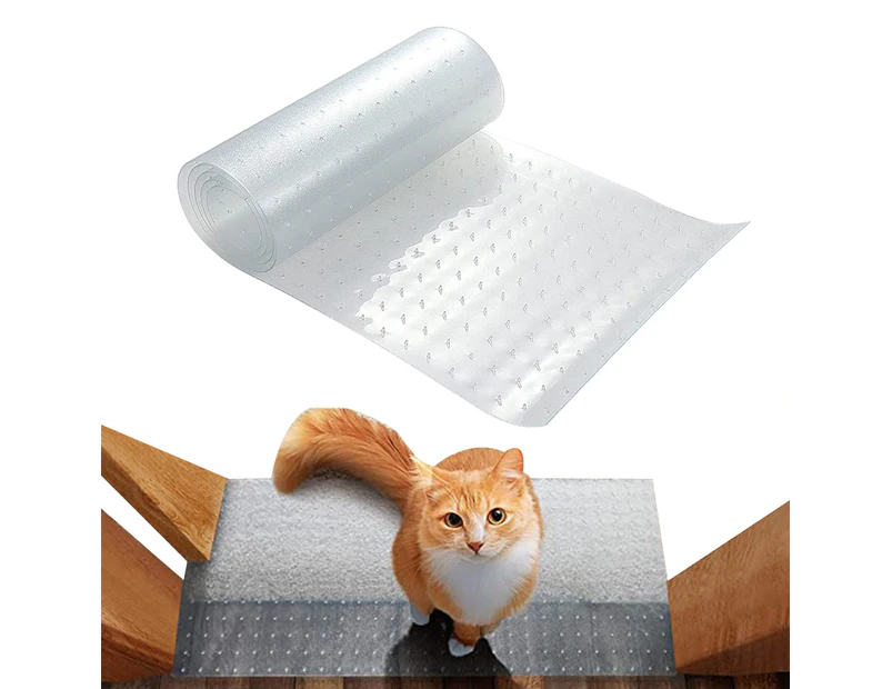 Clear Cat Carpet Protector Plastic Pets Scratch Stopper Cuttable