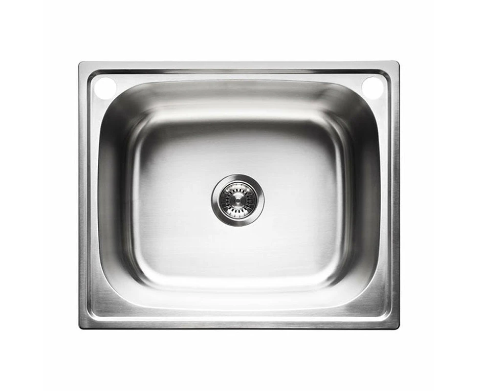 Tisira 60cm Single Bowl Laundry Tub Sink in Stainless Steel (TLLE50)