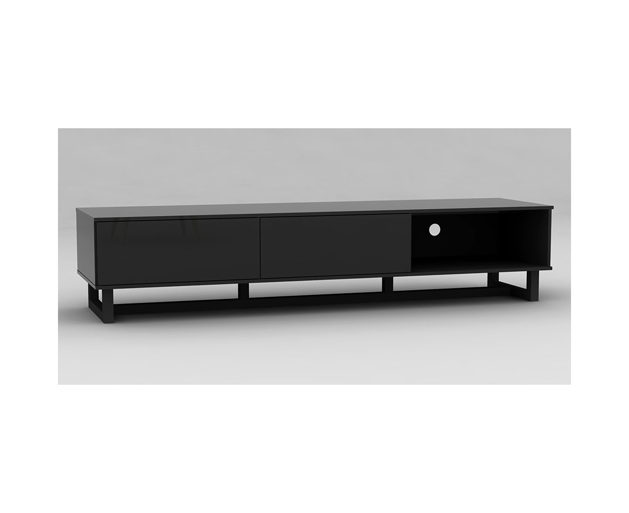 AVS 2100mm Raze Modular TV Stand in Gloss Black (RZ2100BB) | Catch.com.au