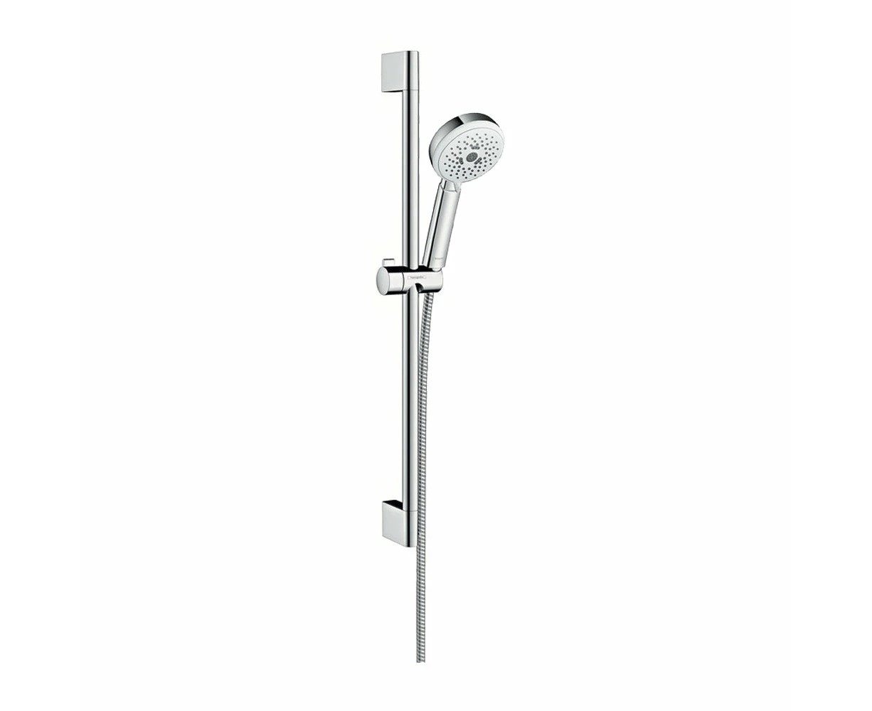 Hansgrohe Crometta 100 65cm Shower Set in White/Chrome (26653403)