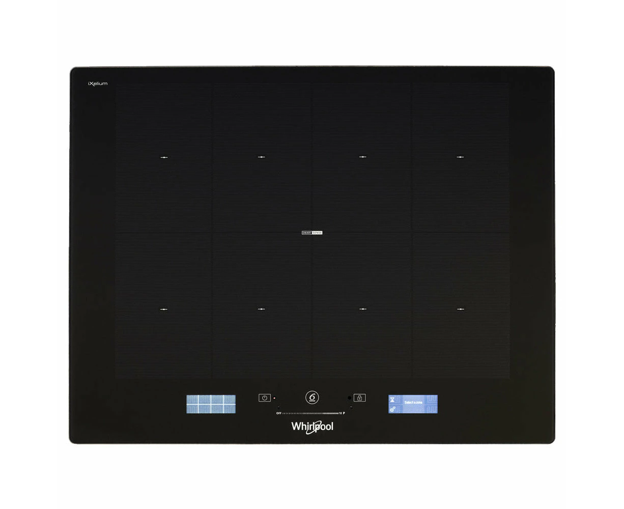 Whirlpool 65cm 8 Zone Full-Flexi Induction Cooktop Hob With Assisted Display (SMP658CNEIXL)