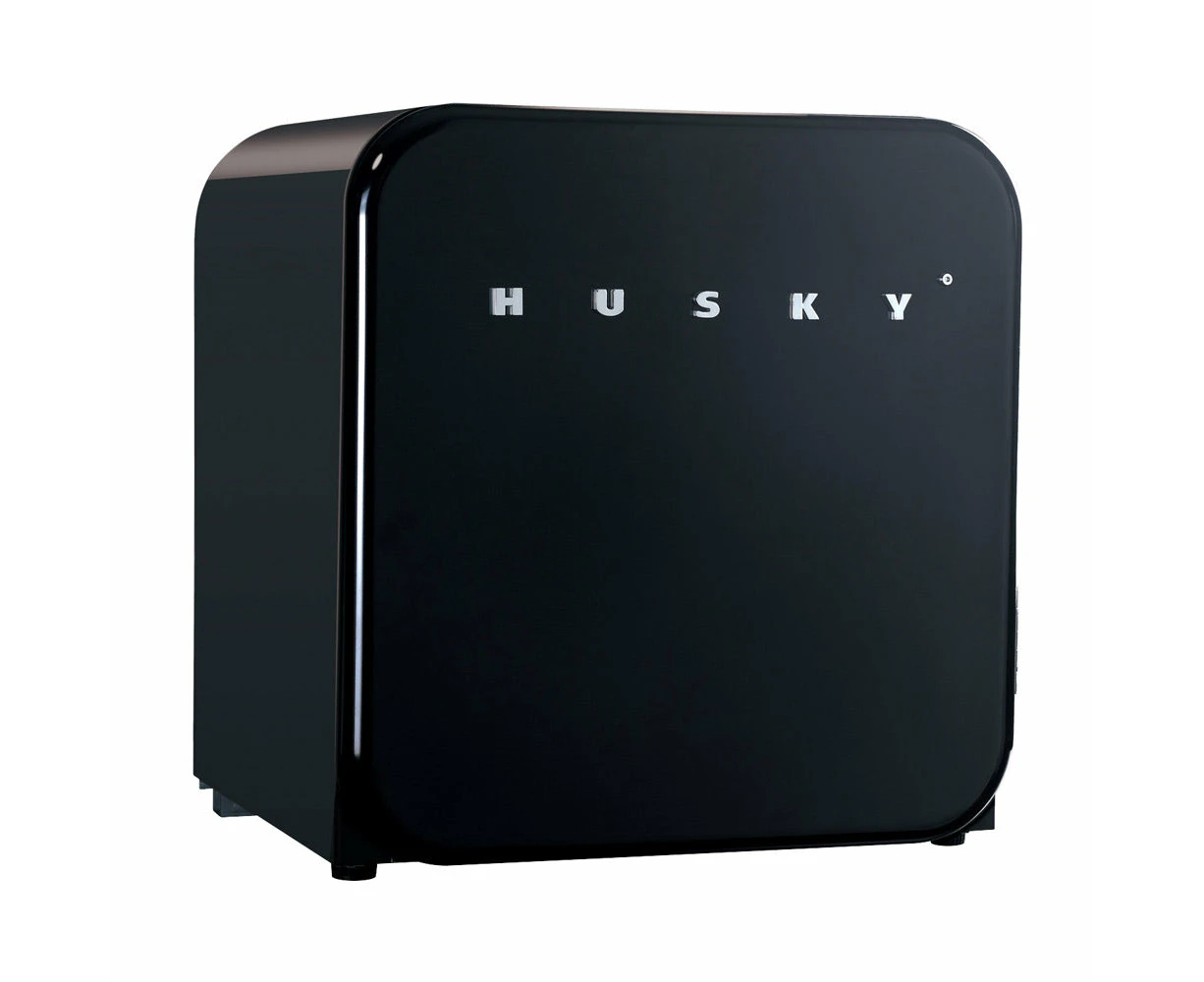 Husky 41L Retro Style Mini Bar Fridge in Black (HUSD-RETRO41-BK-AU.1)