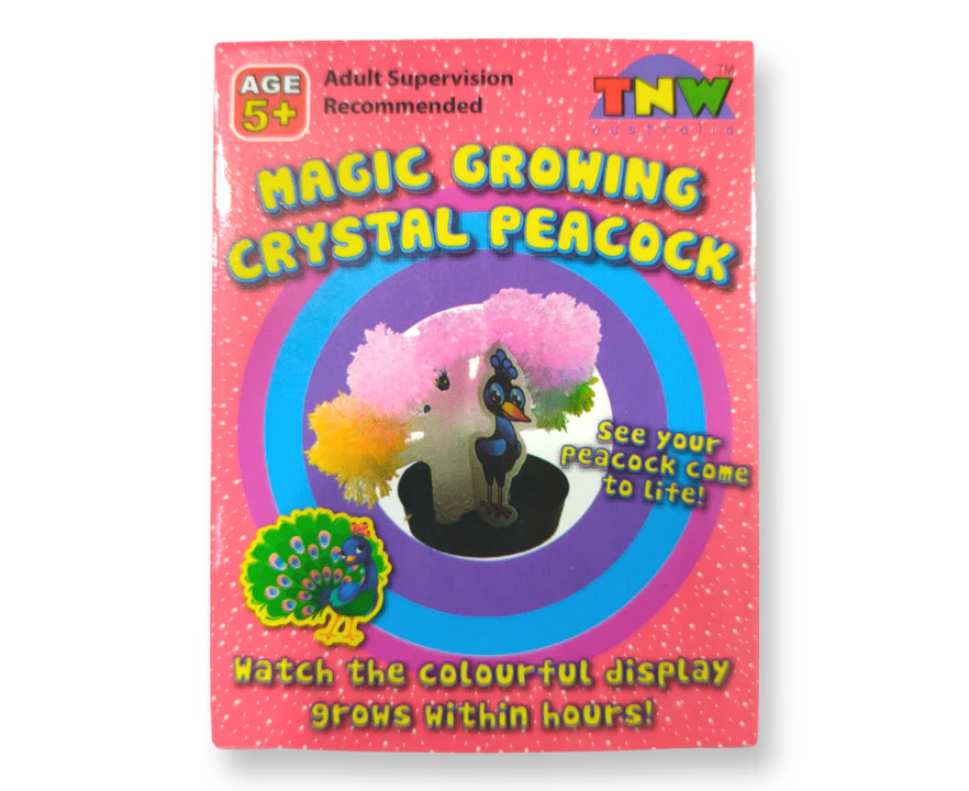 Magic Growing Crystal Peacock