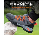 Breathable Safety Shoes Men Women Work Boots Composite Toe Work Puncture-Proof Work Safety Boots Grey