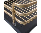 Gold & black Kitchen sink Dish Rack Cup Plates Drying Drainer Rack Storage 1 Tier