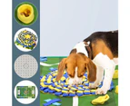 Portable Dog Cat Pet Snuffle Mat Nose smell Training sniffing Food Feeding Blanket