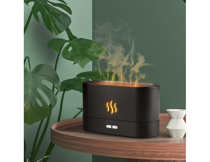 Air Humidifier 7 Colors Flame Light Mist effect Aroma Diffuser Essential oil Aromatherapy Air treatments purifier